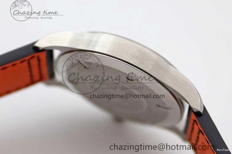 MIROTIME 0421 Vibrant Mark XVIII IW327001 SS M+F 1:1 Best Edition Black Dial on Black Leather Strap A 7055